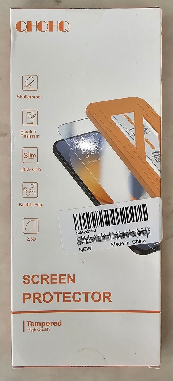 QHOHQ Privacy Screen Protector for iPhone 7/8/SE 2020/2022 + Camera Lens & Case